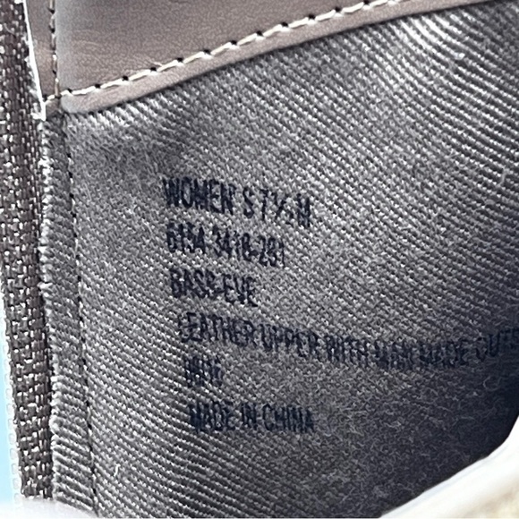 Bass Ankle Bootie Women’s Size 7.5 Tan Eve Suede Fringed Heeled Zip Boho Boot - Picture 6 of 10